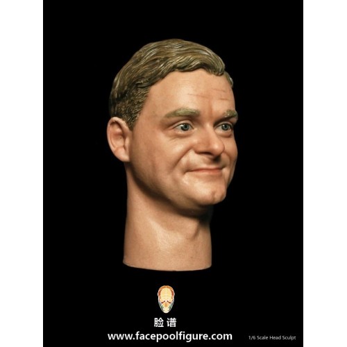1/6 H-001 Expression Head – Caucasian Happy