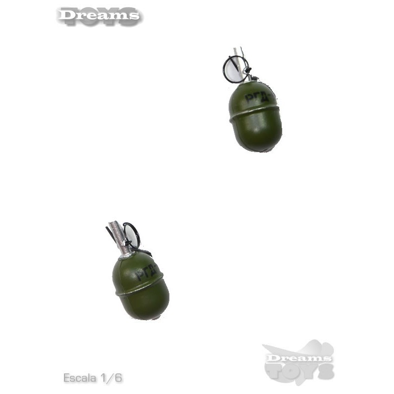 1/6 RGD-5 Par de Granadas Dam Toys