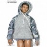 1/6 Sudadera Hood Gris Camo Ant Nest