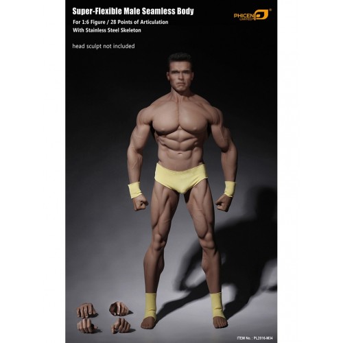 1/6 M34 Super Flexible Male Seamless Body