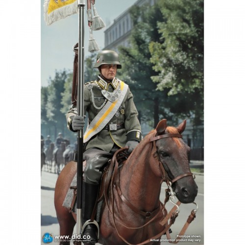 1/6 Brown WWII German War Horse (Standing)