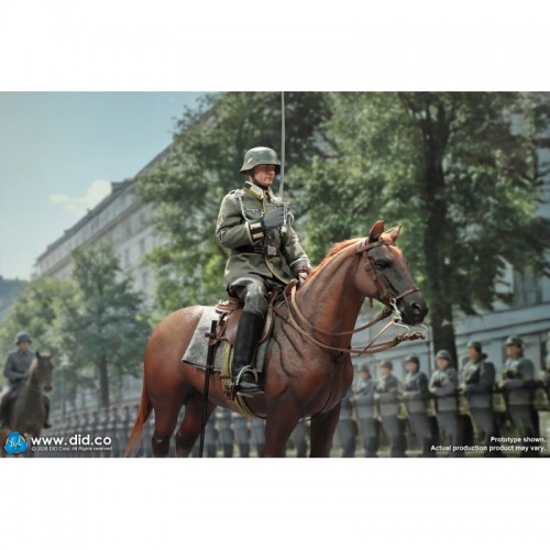 1/6 Brown WWII German War Horse (Standing)