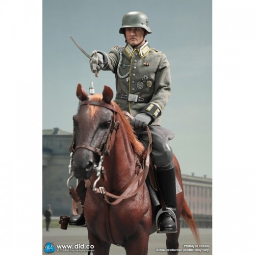 1/6 Brown WWII German War Horse (Standing)