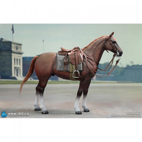 1/6 Brown WWII German War Horse (Standing)