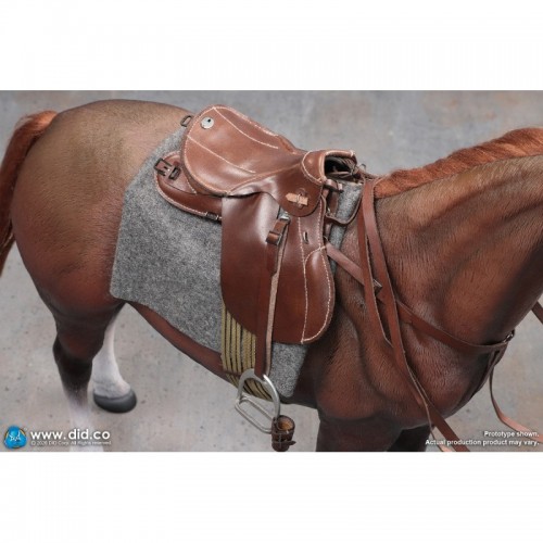 1/6 Brown WWII German War Horse (Standing)