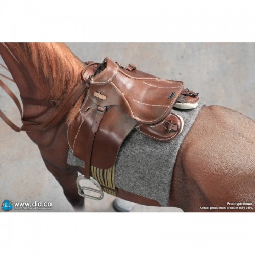 1/6 Brown WWII German War Horse (Standing)