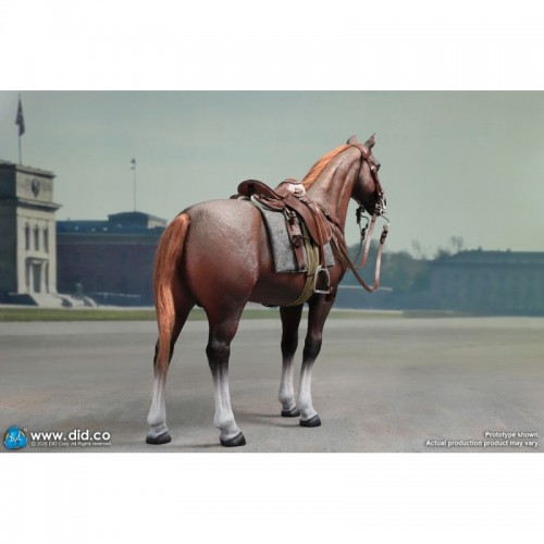 1/6 Brown WWII German War Horse (Standing)