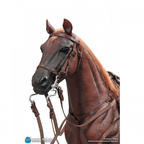 1/6 Brown WWII German War Horse (Standing)