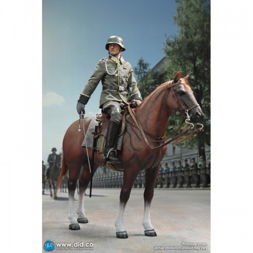 1/6 Brown WWII German War Horse (Standing)