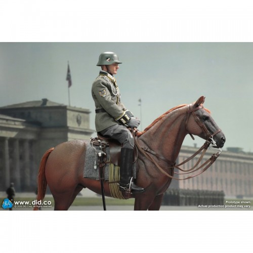 1/6 Brown WWII German War Horse (Standing)
