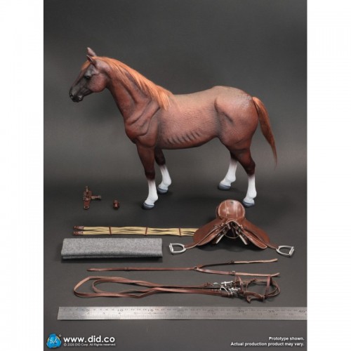 1/6 Brown WWII German War Horse (Standing)