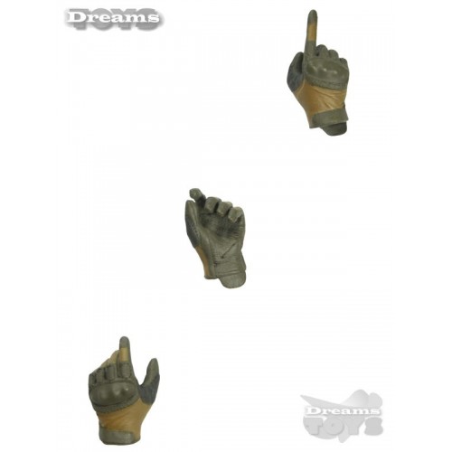 1/6 Set de Guantes Tacticos Easy & Simple