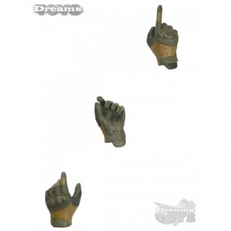 1/6 Set de Guantes Tacticos Easy & Simple