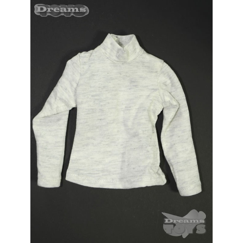 1/6 Playera Gris Manga Larga Easy & Simple