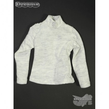 1/6 Playera Gris Manga Larga Easy & Simple