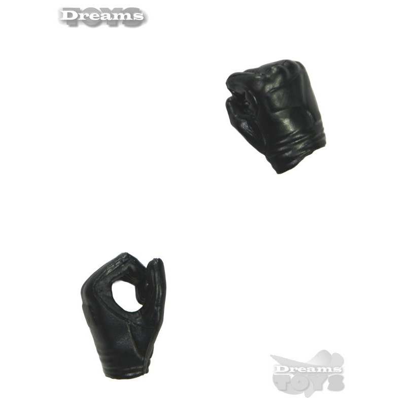 1/6 Par de guantes negros femeninos Very Cool