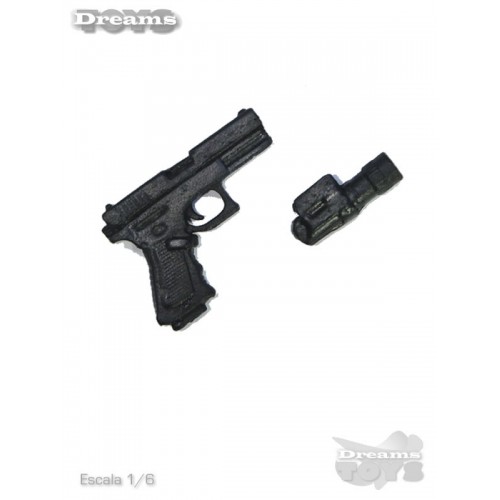 1/6 Arma Corta c/ Lampara en Metal Ant Nest