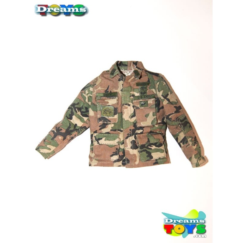 1/6 Camisola Woodland camo BDU Soldier Story