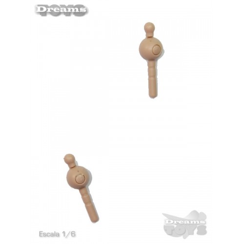 1/6 Par de conectores peg Dam Toys