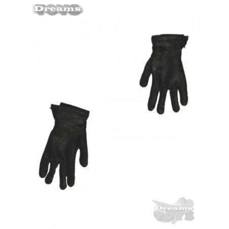 1/6 Par de guantes negros tela DID