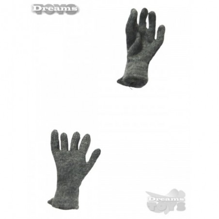 1/6 Par de Guantes Grises en Tela DID