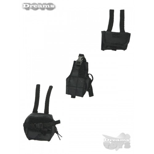 1/6 Set de Pouchs Negros Generals Armoury