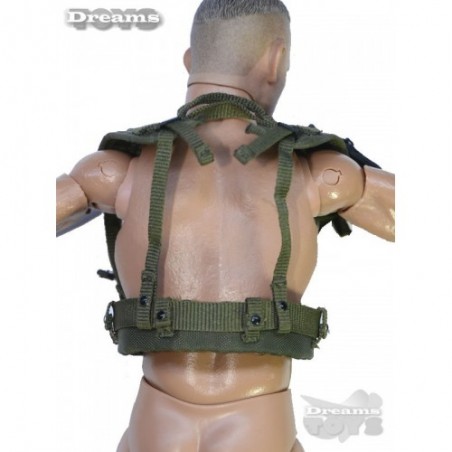 1/6 Cinturon y Tirantes Tacticos Dam Toys