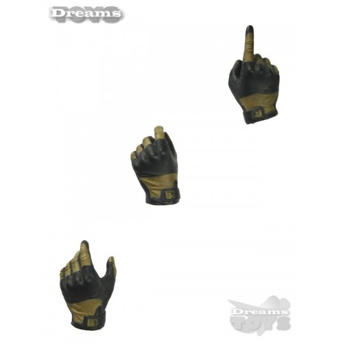 1/6 Set de Guantes Plasticos Generals Armoury
