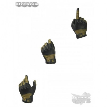 1/6 Set de Guantes Plasticos Generals Armoury