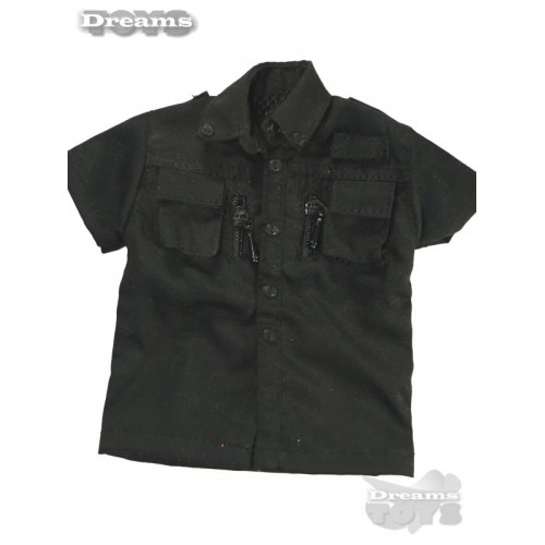 1/6 Camisa Negra c/ Cierre Dam Toys