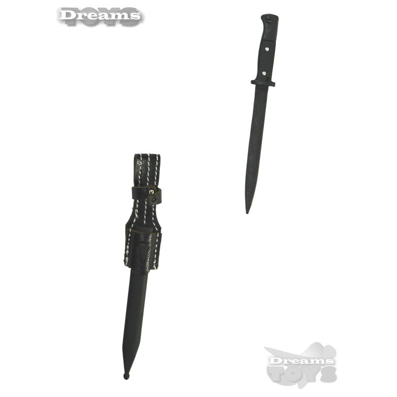 1/6 Bayoneta Alemana c/ funda en piel DID