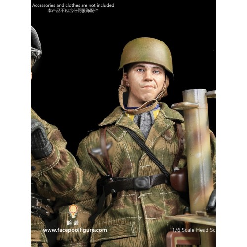1/6 D-002 Expression Head – Caucasian Disgusted