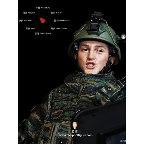 1/6 A-006 Expression Head – Angry