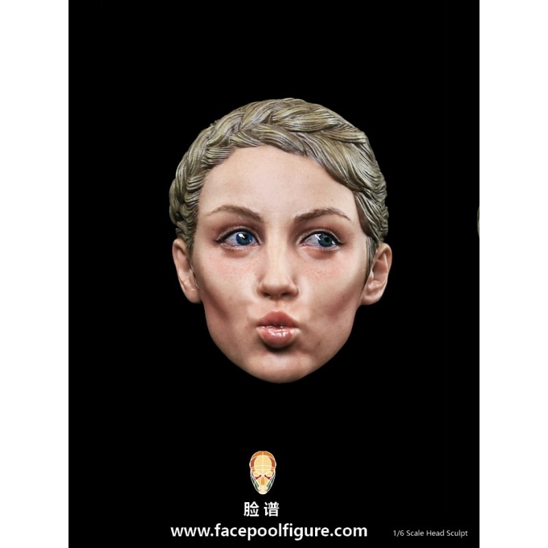 1/6 H-003 Expression Head – Caucasian Female Kiss