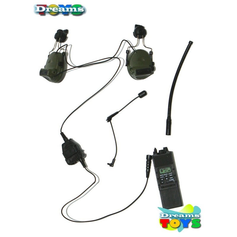 1/6 Radio c/audifonos para casco FAST Minitimes