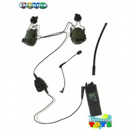 1/6 Radio c/audifonos para casco FAST Minitimes
