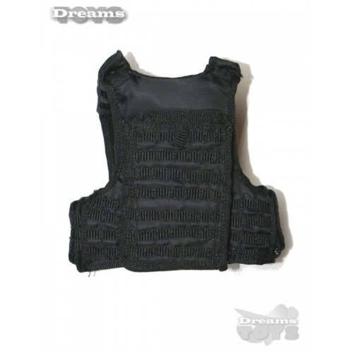 1/6 Chaleco Negro c/ protecciones Modeling