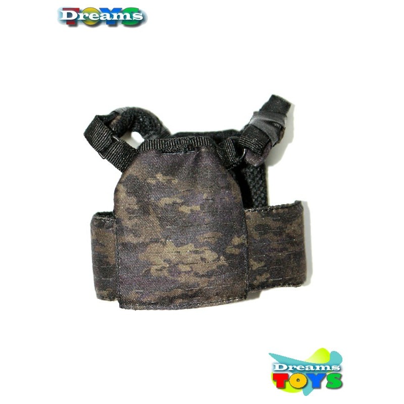1/6 Chaleco Camo Negro Minitimes