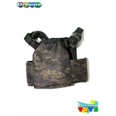 1/6 Chaleco Camo Negro Minitimes