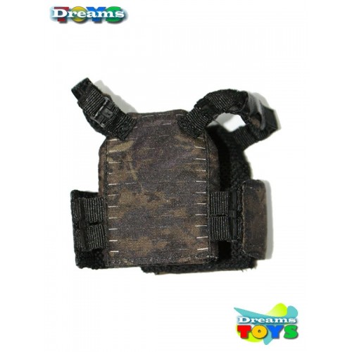 1/6 Chaleco Camo Negro Minitimes