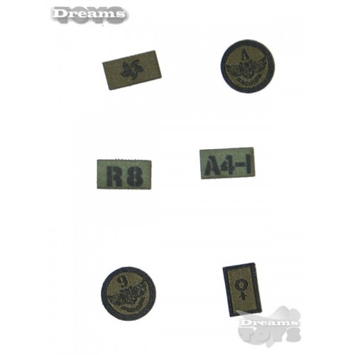 1/6 Set de parches SDU Modeling