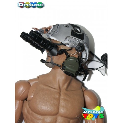 1/6 Casco Fast Gris vision nocturna MiniTimes