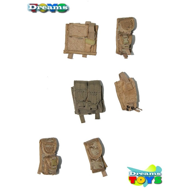 1/6 Set pouchs arena Flagset
