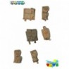 1/6 Set pouchs arena Flagset