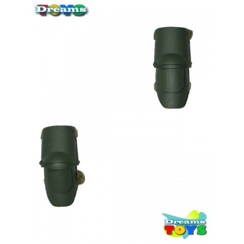 1/6 Par de rodilleras rigidas Flagset