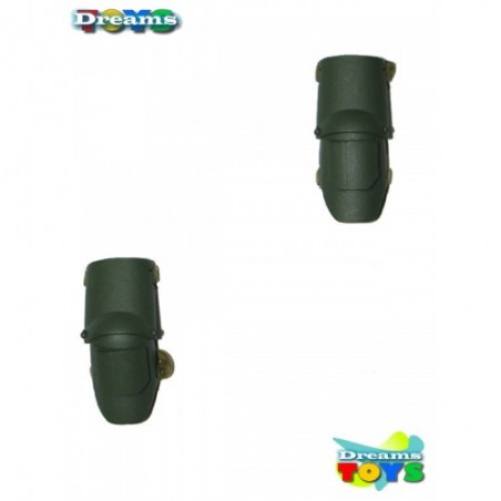 1/6 Par de rodilleras rigidas Flagset