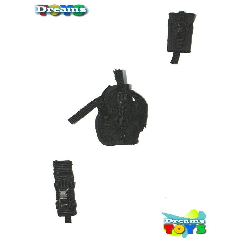 1/6 Holster y pouchs Molle Tela Flagset