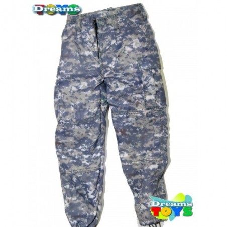 1/6 Pantalon Camo Azul Dam Toys