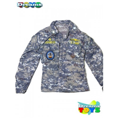1/6 Camisola Camo Azul Dam Toys