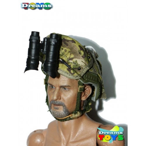 1/6 Casco Fast c/ protecciones Flagset